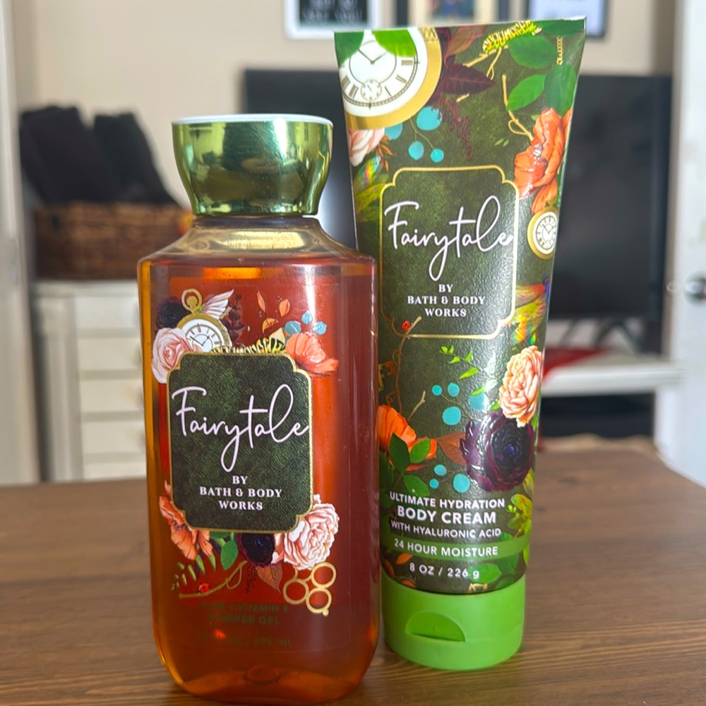 Bath & Body Works shower gel and body cream •Fairytale•